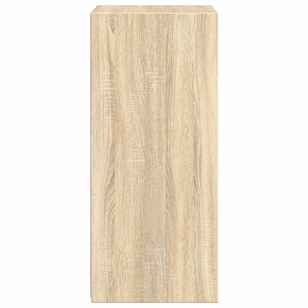 Berkfield Home Sonoma Oak Sideboard in Beige, W/D/H: 50 x 41 x 93 cm – 2