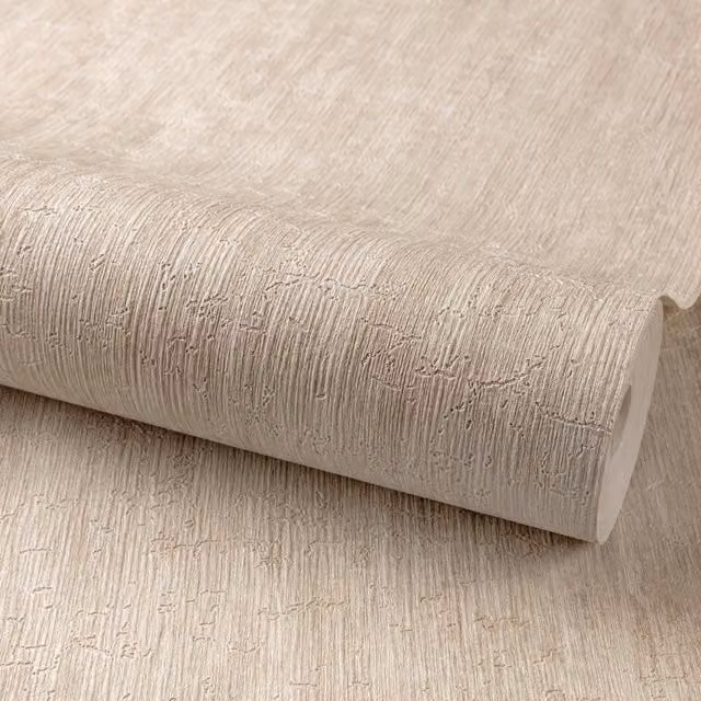 Grandeco Boutique Aspen Bark Texture Embossed Botanical Wallpaper in Pink, Green and Beige