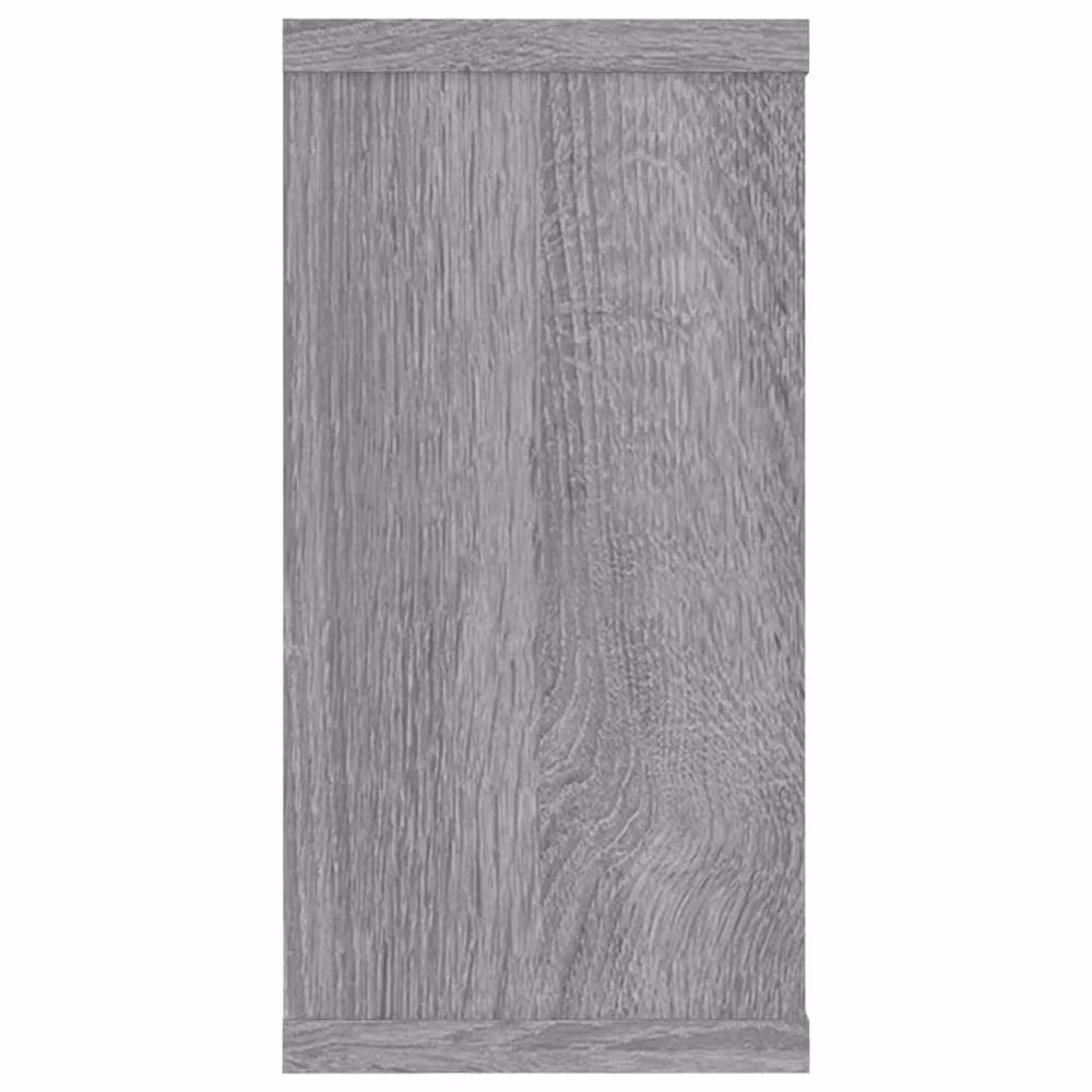 Berkfield Home Wall Cube Shelves, 2 Piece Grey Sonoma Engineered Wood, W/D/H: 100 x 15 x 30 cm – 4