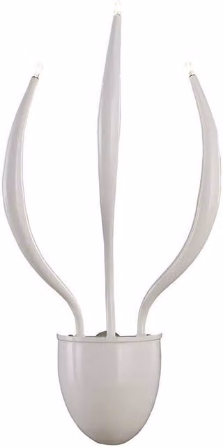 Netlighting Llamas 3-Light Wall Lamp in White