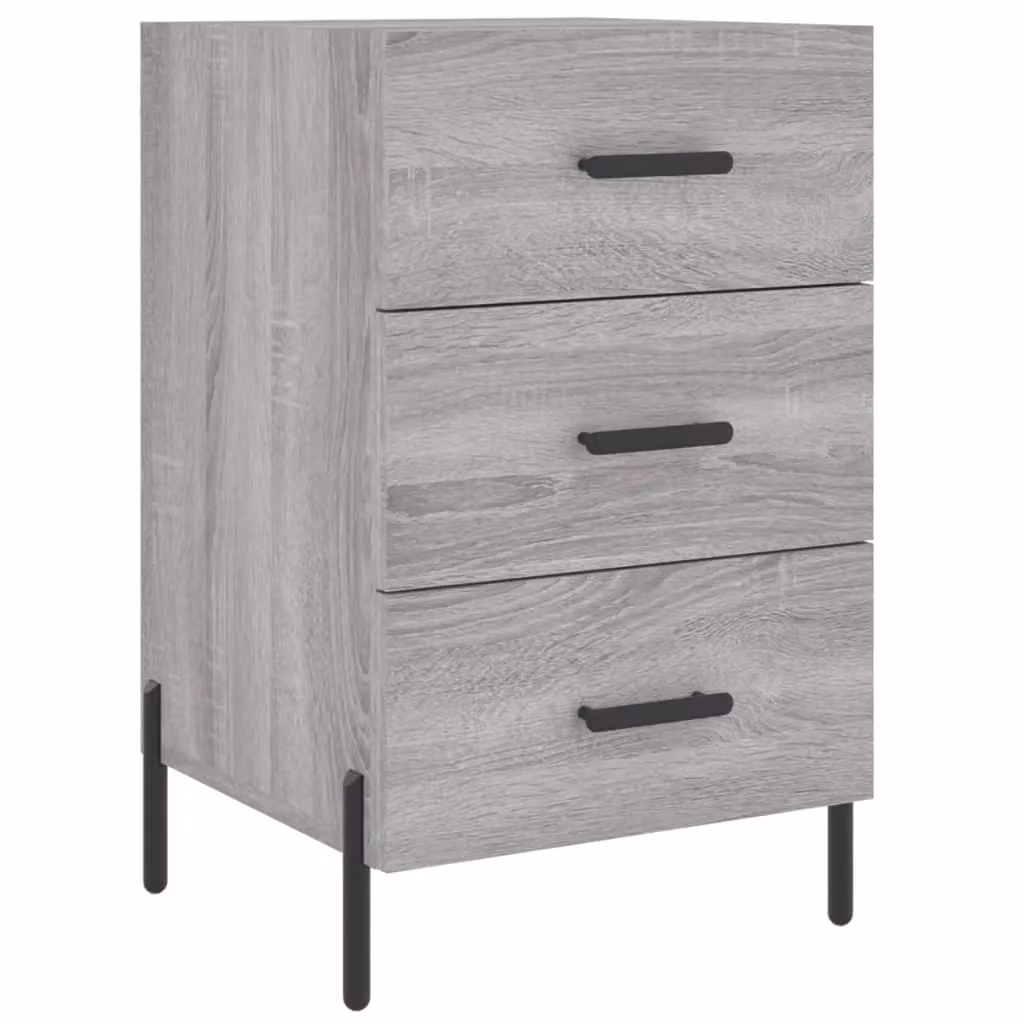 Berkfield Home Grey Sonoma Bedside Cabinet W/D/H: 40 x 40 x 66 cm – 2