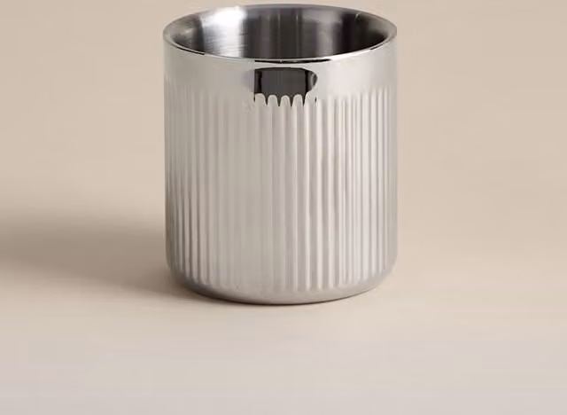 M&S Stainless Steel Handleless Mug in Silver