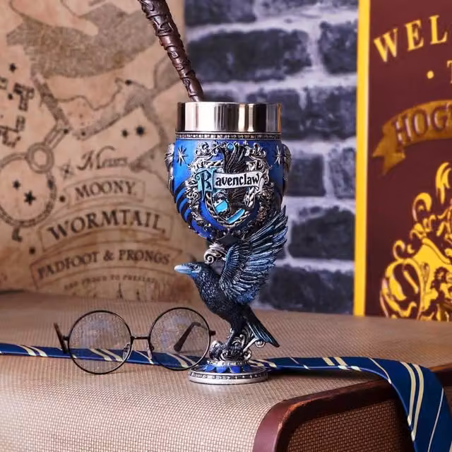 Nemesis Now Harry Potter Ravenclaw Blue Resin Goblet, Height: 19.5 cm