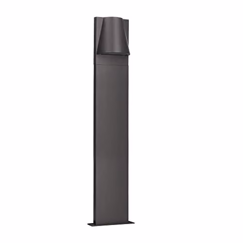 Netlighting Kala 800mm Outdoor Bollard, Grey, IP44, GU10 7W