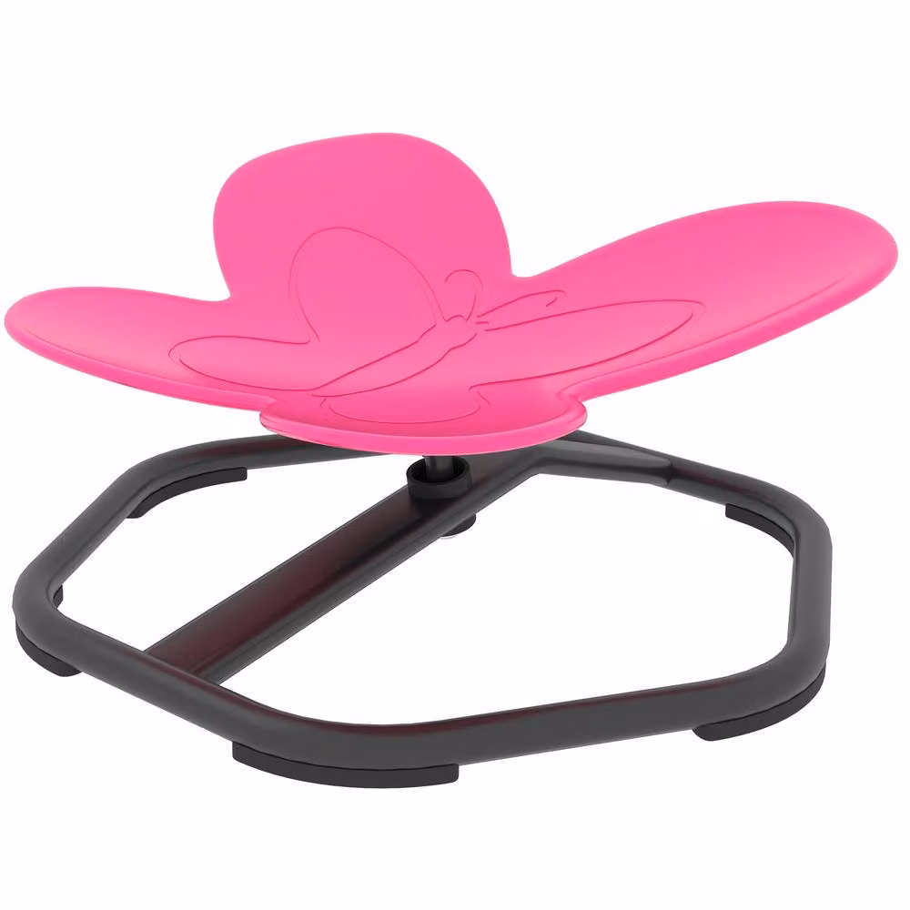 STILVORA Kids Spinning Chair with 360 Degree Swivel in Pink – 4