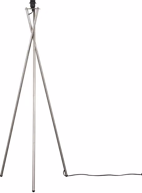 ValueLights Camden Tripod Floor Lamp Base in Chrome