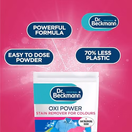 Dr. Beckmann Oxi Power Stain Remover for White and Multicolour Laundry, 400g – 3