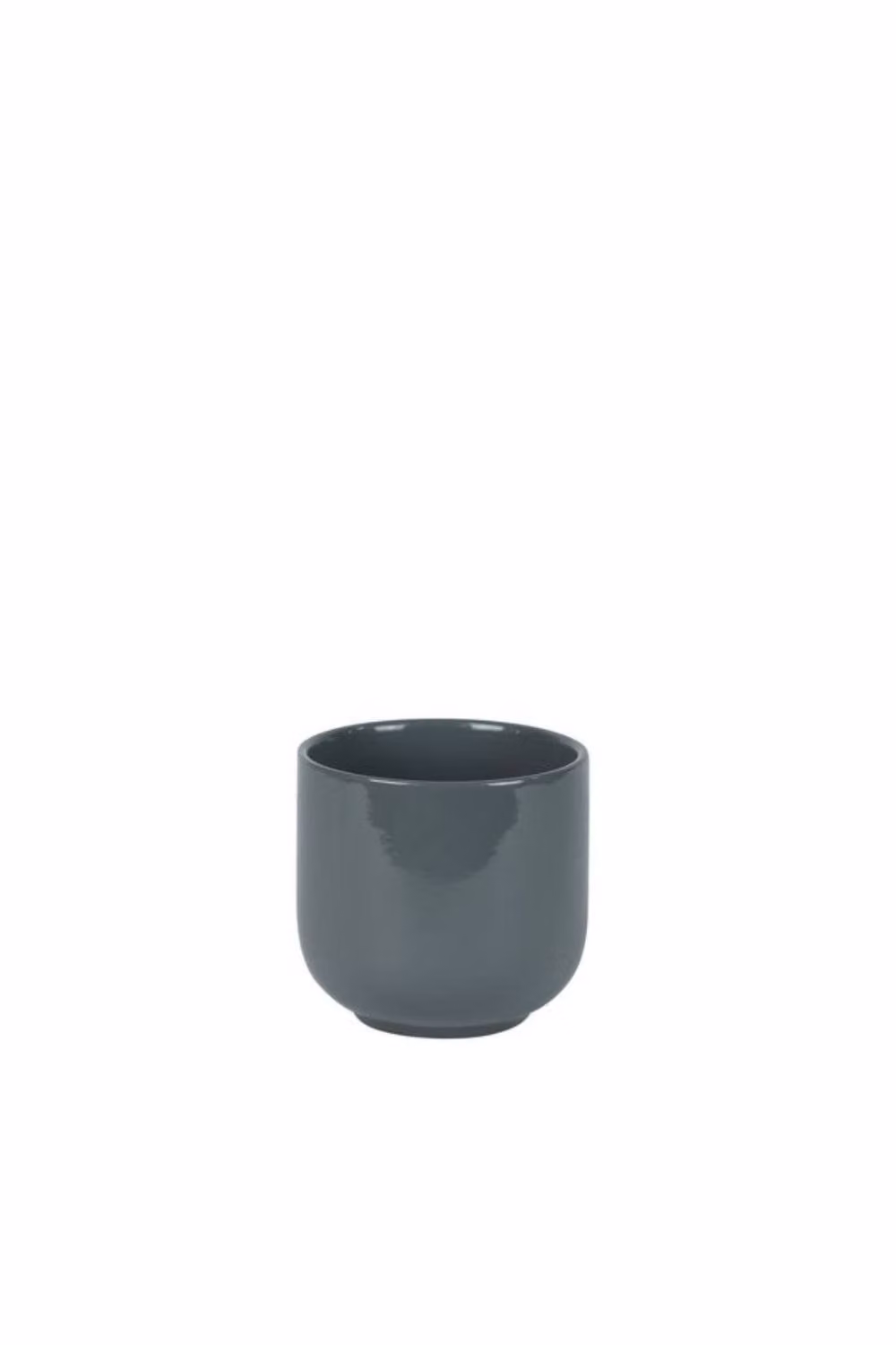 KDMD Hortus Havana Glossy Grey Ceramic Pot, 11cm, 4 Pack – 2