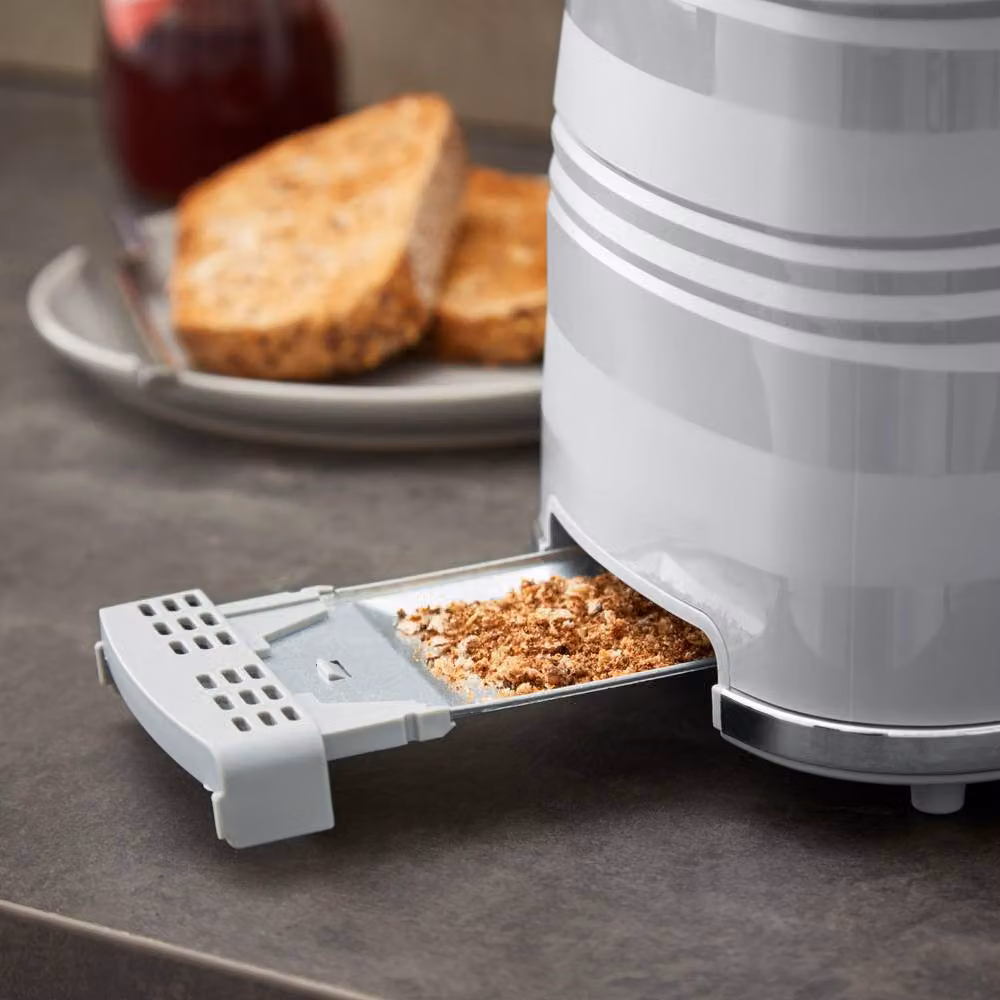 Swan Symphony 2 Slice Toaster, Grey and White, 930W – 3
