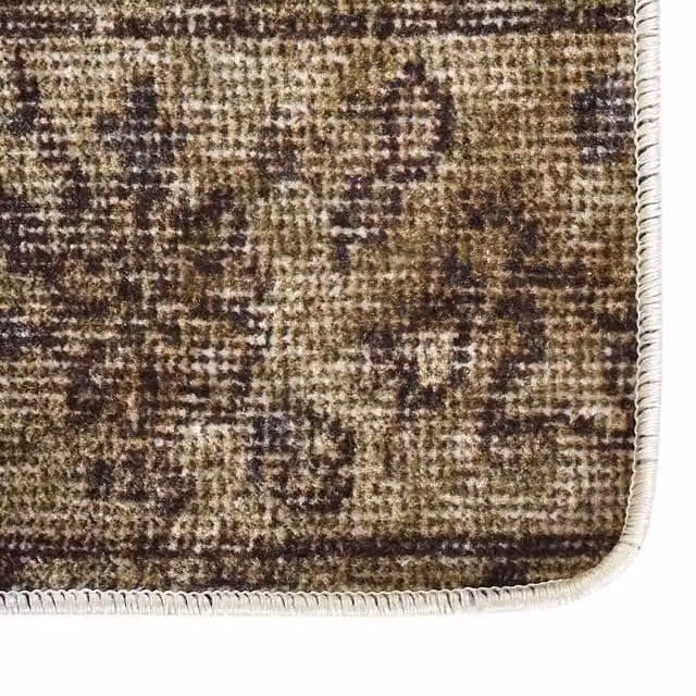 Berkfield Home Washable Patchwork Anti Slip Multicolour Rug W: 80 cm, L: 150 cm