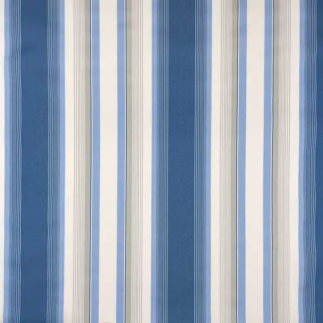 Woolacobe Waterproof Outdoor Upholstery Fabric in Blue Polyester