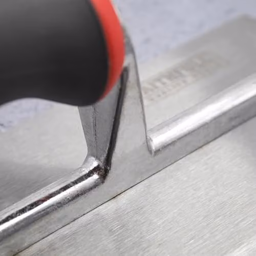 Faithfull Soft-Grip Concrete Edging Trowel in Silver, Stainless Steel – 2