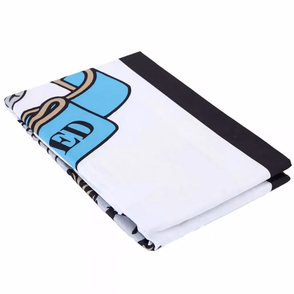 Newcastle United FC Reversible Striped Duvet Set and Pillowcase in Black, W/D/H: 135 x 200 cm – 2