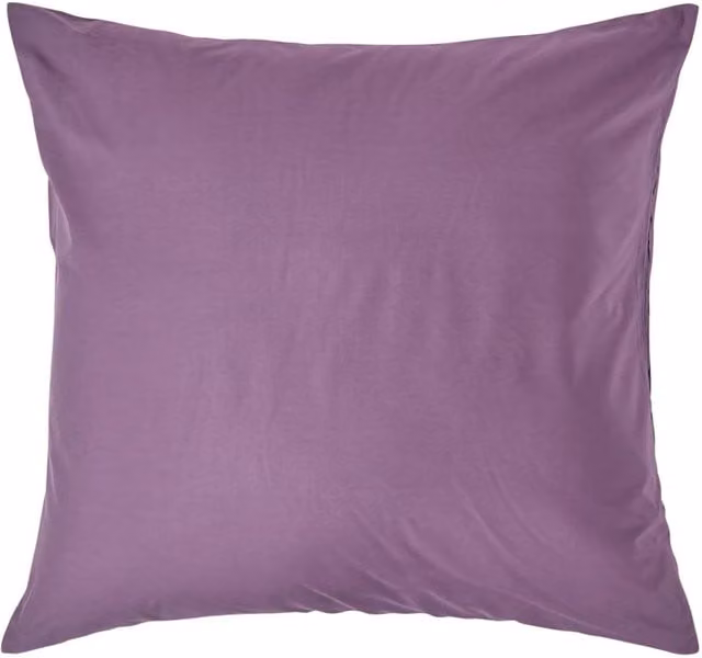 Homescapes 200 Thread Count Egyptian Cotton Percale Housewife Pillowcase, Purple, W: 80 cm