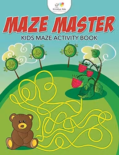 Kreative Kids Maze Master Kids Maze Activity Book, Multicolour