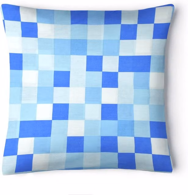 Velosso Fun Blocks Theme Square Cushion - Blue