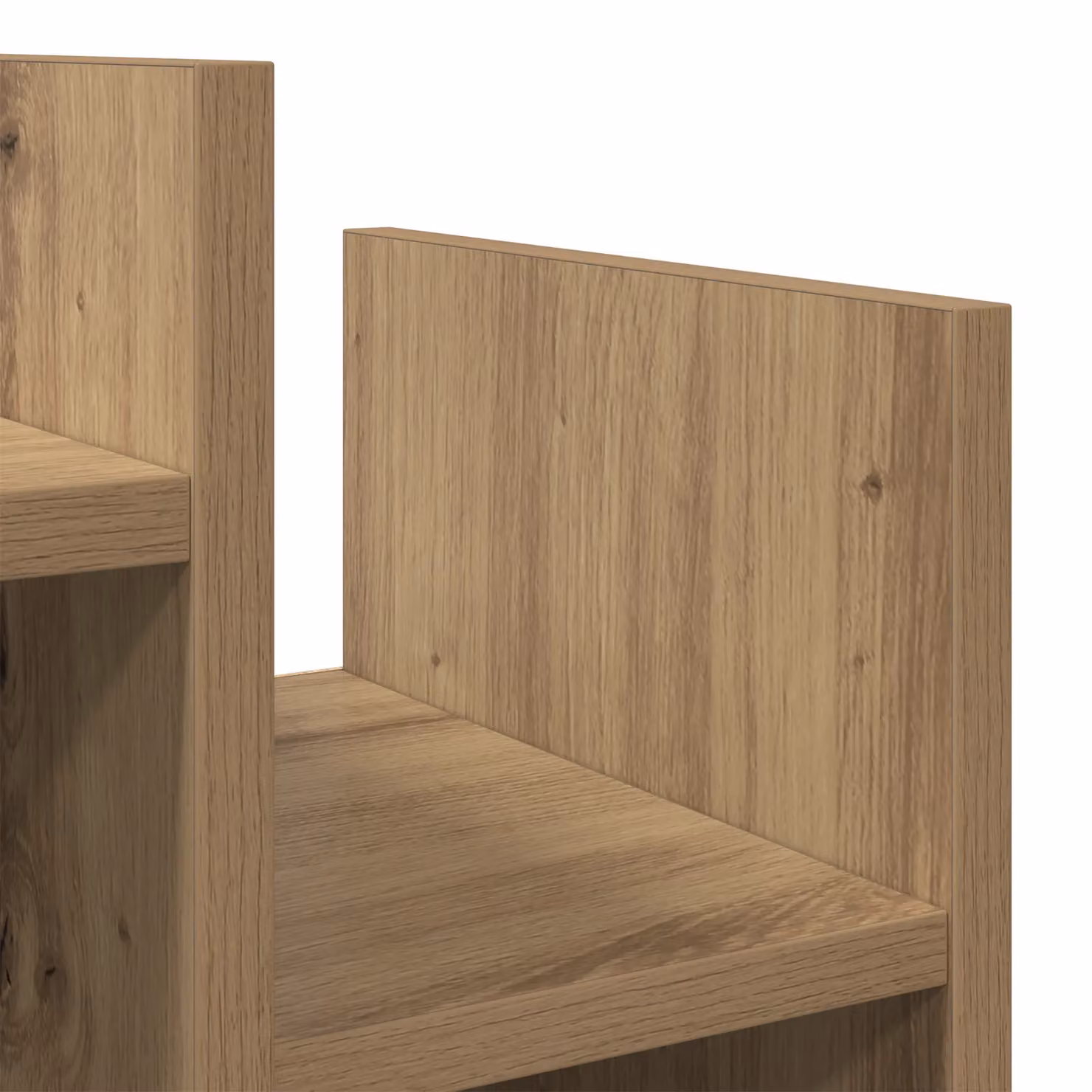 Berkfield Home Artisan Oak Side Cabinet in Brown, W/D/H: 60 x 26 x 60 cm – 3