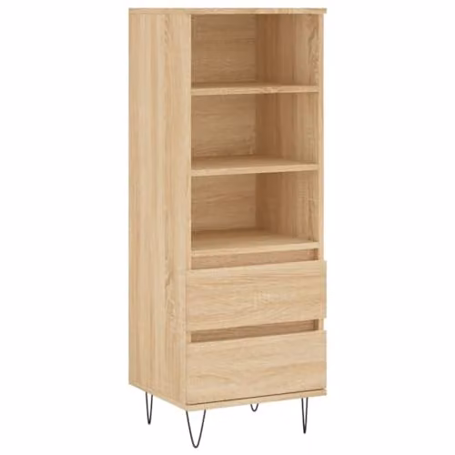 vidaXL Industrial Highboard in Brown, W/D/H: 40 x 36 x 110 cm