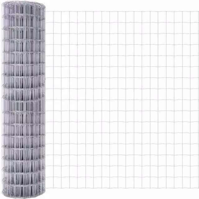 Berkfield Home Euro Fence Galvanised Steel in Silver, H: 120 cm x L: 10 m