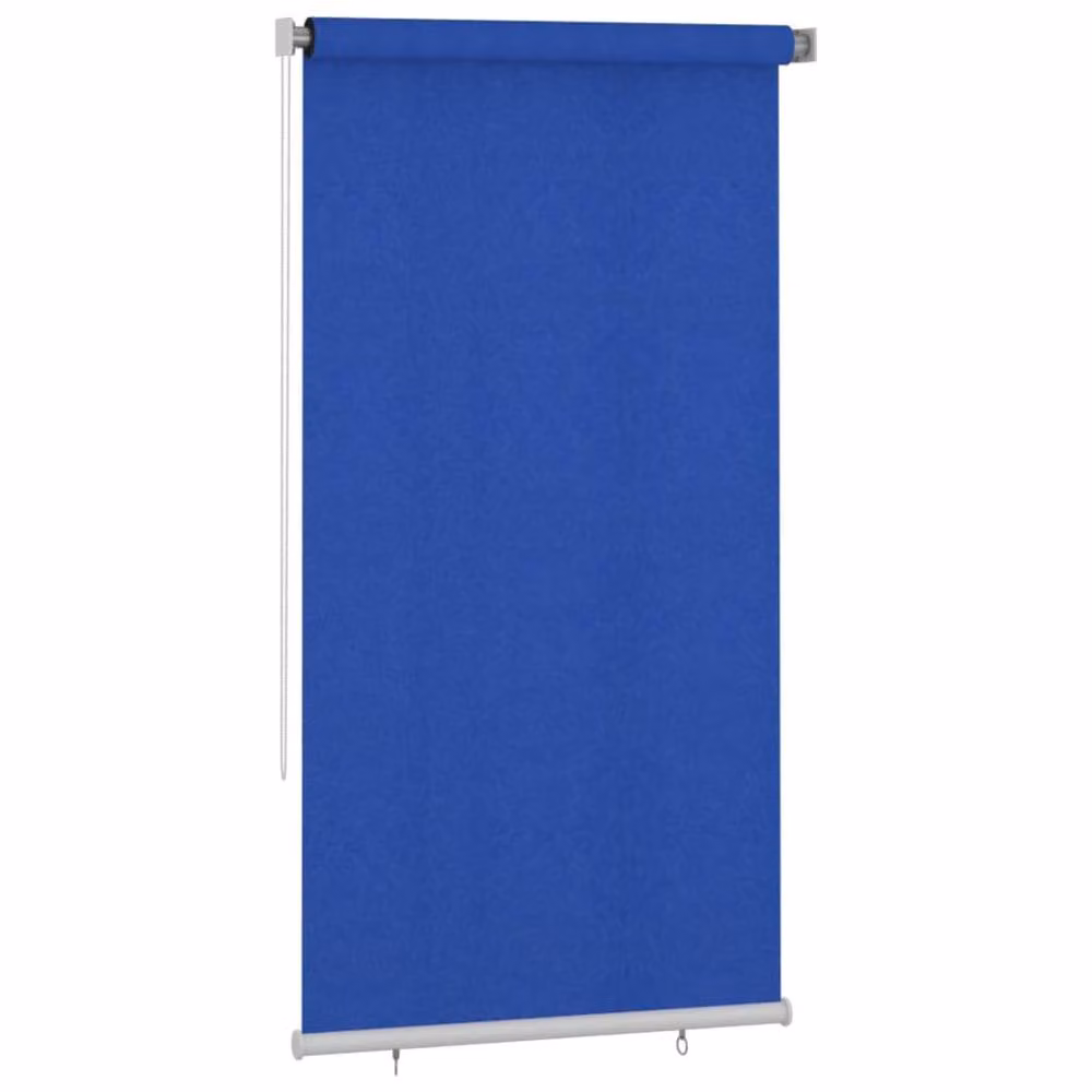 Berkfield Home Outdoor Roller Blind, Blue HDPE, W: 120 cm, H: 230 cm – 2