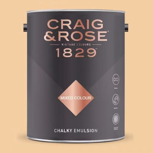 Craig & Rose 1829 Chalky Emulsion Paint in Beauvais Cream, 5 l