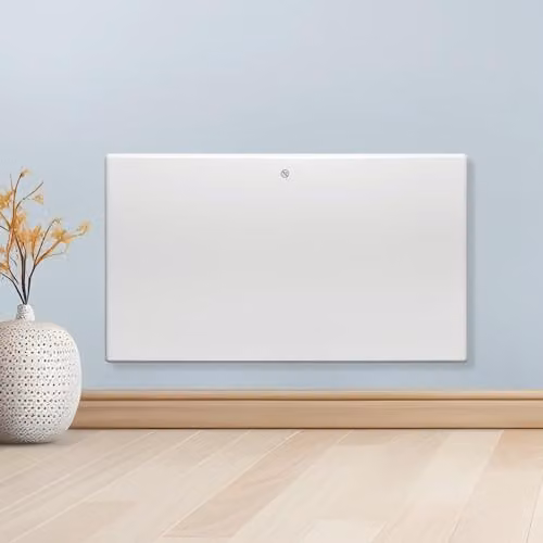 Purus 1200W Electric Convector Panel Heater, White, Wall Mounted or Freestanding