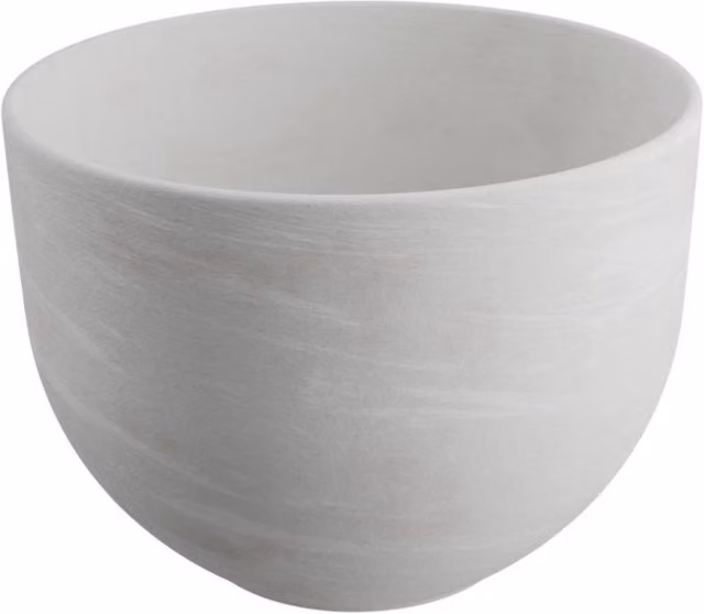 KDMD Granite Natural Terracotta Planter, Light Grey, Height: 29 cm