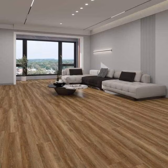 Durova Original Oak SPC Flooring Plank in Brown with Click System