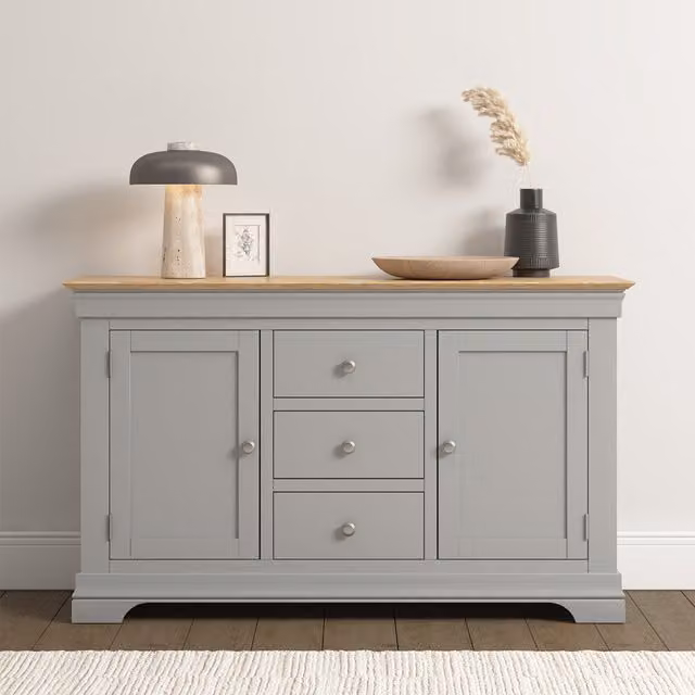 Seconique Classic Matt Grey Sideboard