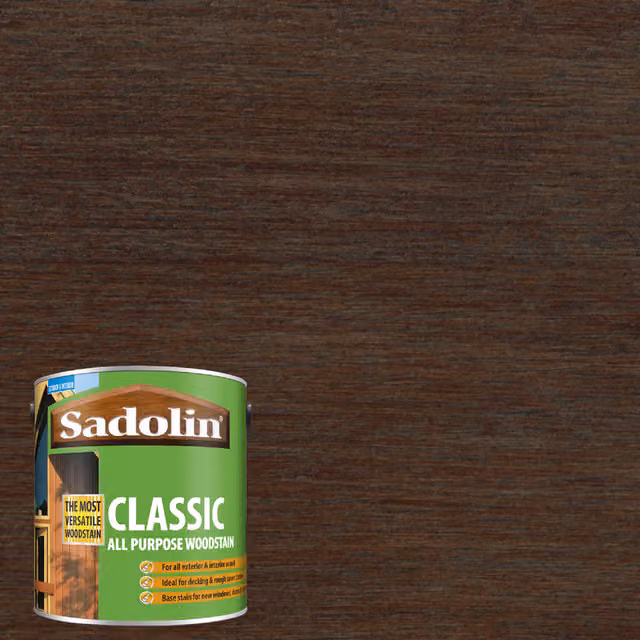 Sadolin Classic All Purpose Woodstain, Teak, 1 l