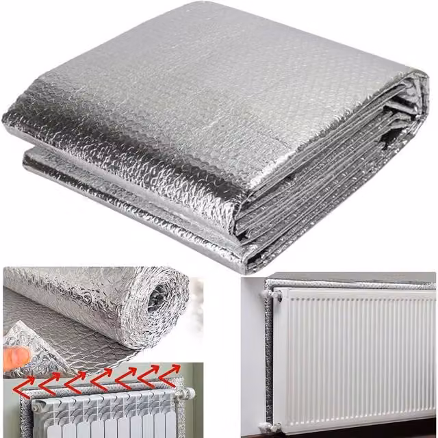 Almineez Silver Aluminium Radiator Reflective Foil Insulation Sheet