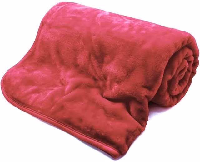 HomeSpace Direct Fluffy Microfibre Pink Winter Throw Blanket, 240 cm