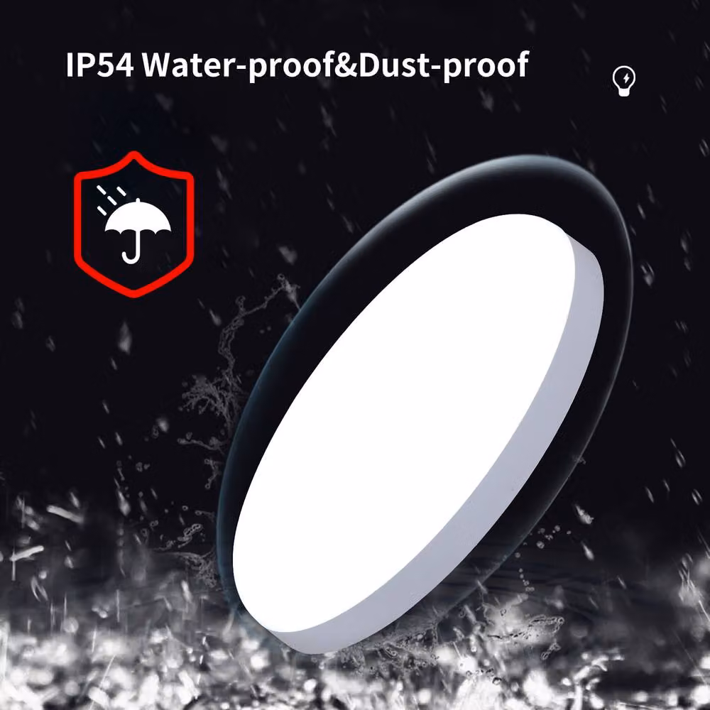 Goeco Round LED Ceiling Light, 32W, 6500K Cool White, IP54 Waterproof, White – 3