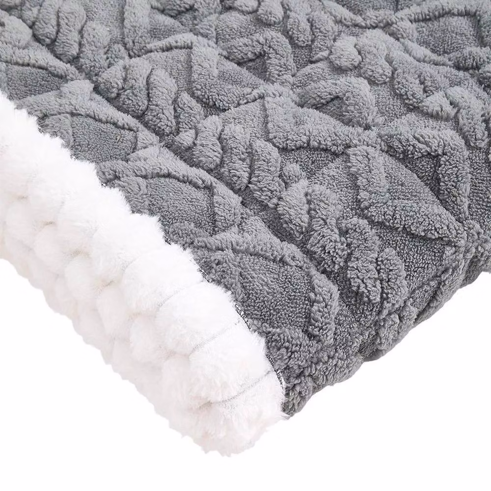SPETLEK Non-Slip Thick Warm Plush Sofa Slip Cover in Grey – 3