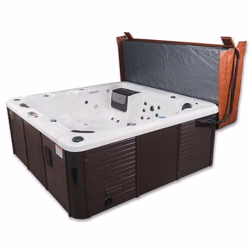 CANADIAN SPA CO. Aluminium Top Mount Hot Tub Cover Lifter in Black or Brown – 6