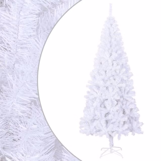 Berkfield Home Artificial White Christmas Tree, Height: 240 cm