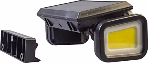 St Helens Home & Garden Solar Powered Motion Sensor LED Wall Security Floodlight in Black – 8