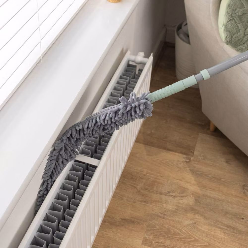 JVL Extendable Flexible Microfibre Duster with Telescopic Handle in Grey – 3