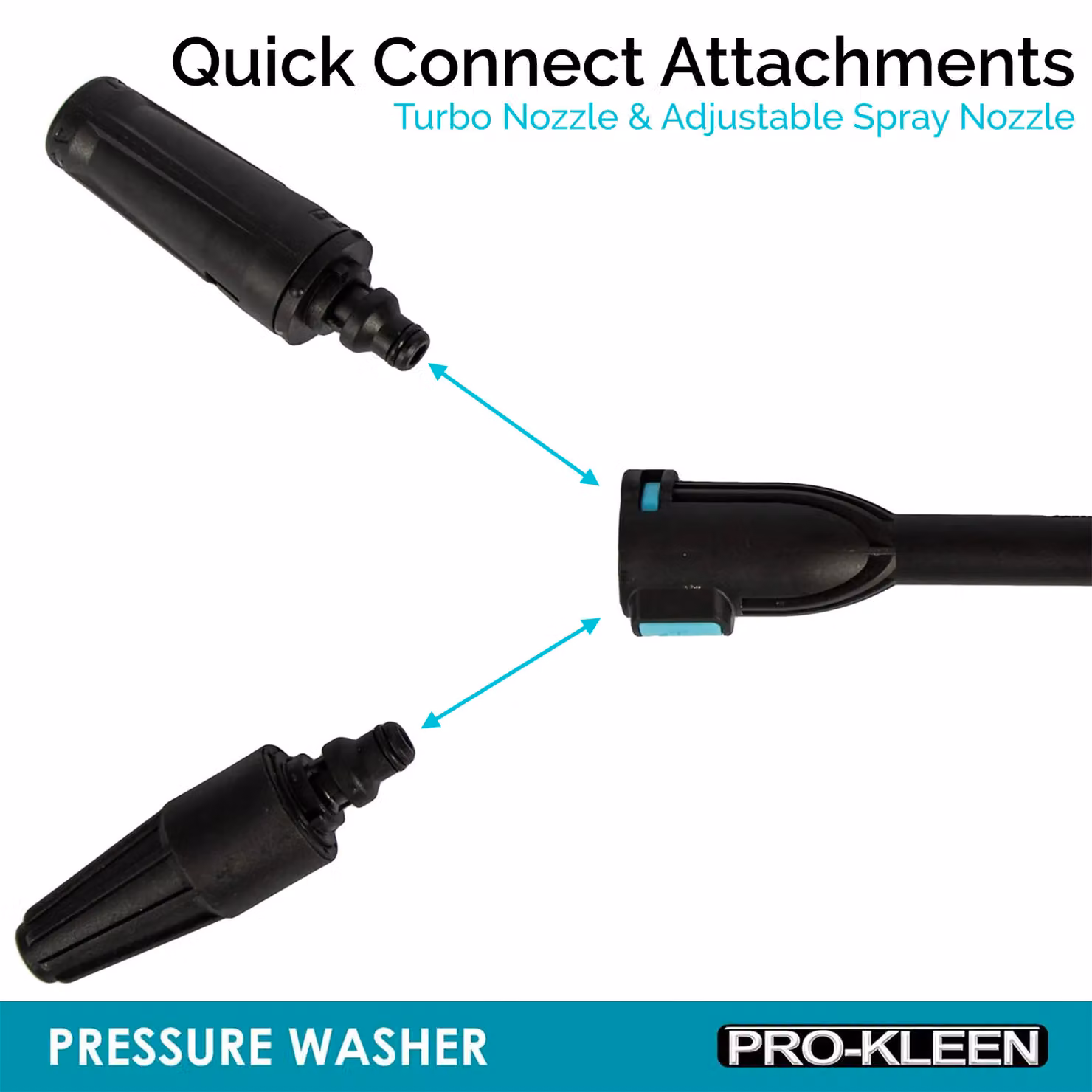 ProKleen Electric Pressure Washer Power Cleaner in Black, 1.6kW, 135 Bar – 5