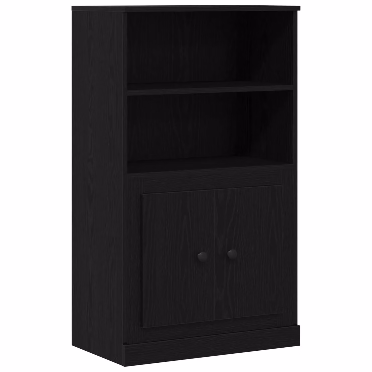 Berkfield Home Black Oak Highboard W/D/H: 132.5 x 35.5 x 103.5 cm – 3