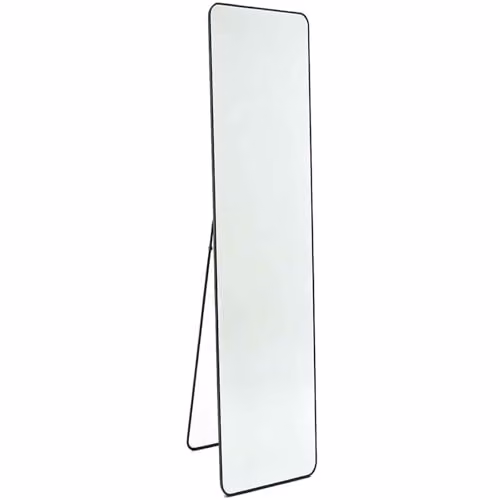 Gr8 Home Modern Black Full Length Freestanding Rectangular Mirror H 150 cm x W 40 cm – 2