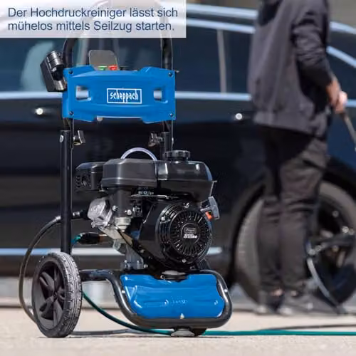 Scheppach HCP5000 Petrol Pressure Washer in Blue with 5.9hp 4-Stroke Engine, 241bar Pressure and 570L/h Flow Rate – 2