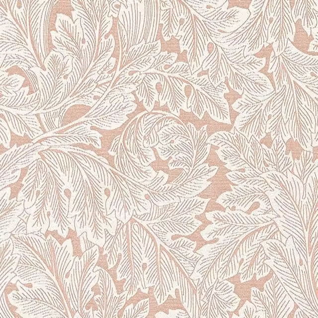 William Morris Acanthus Weave Fabric in Pink
