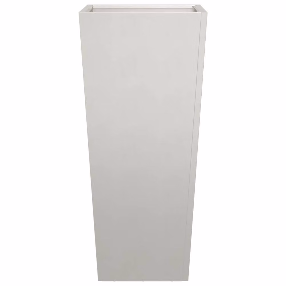 Berkfield Home Durable Stainless Steel Garden Planter Tub in Grey, W/D/H: 35 x 35 x 75 cm – 3