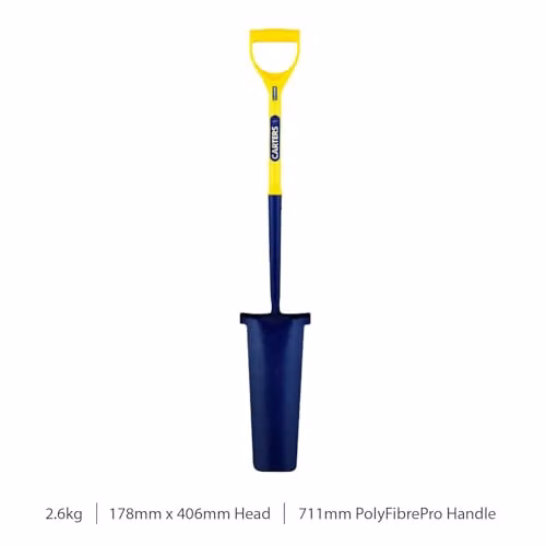 Pegdev Carters Newcastle Drainer Grafter Post Shovel Spade with Polyfibre Handle and Lug – 3