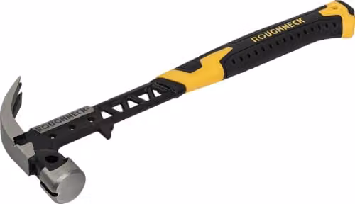 Roughneck Gorilla V-Series Claw Framing Hammer, 454g, Yellow and Black – 1