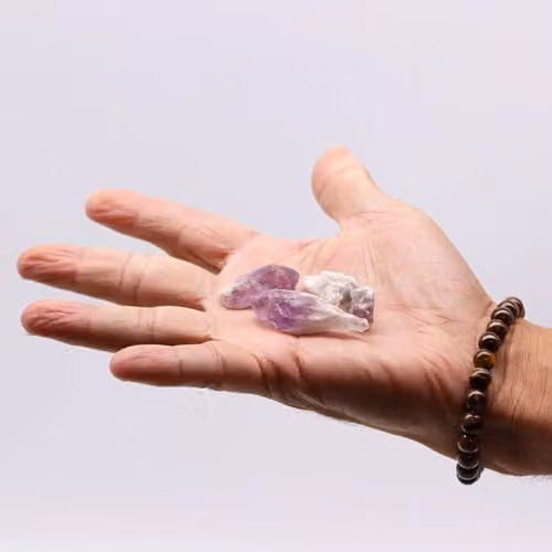KDMD Purple Amethyst Rough Crystal Points, 500 g – 2