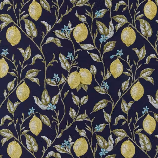 Ashley Wilde Verna Fabric in Blue and Multicolour
