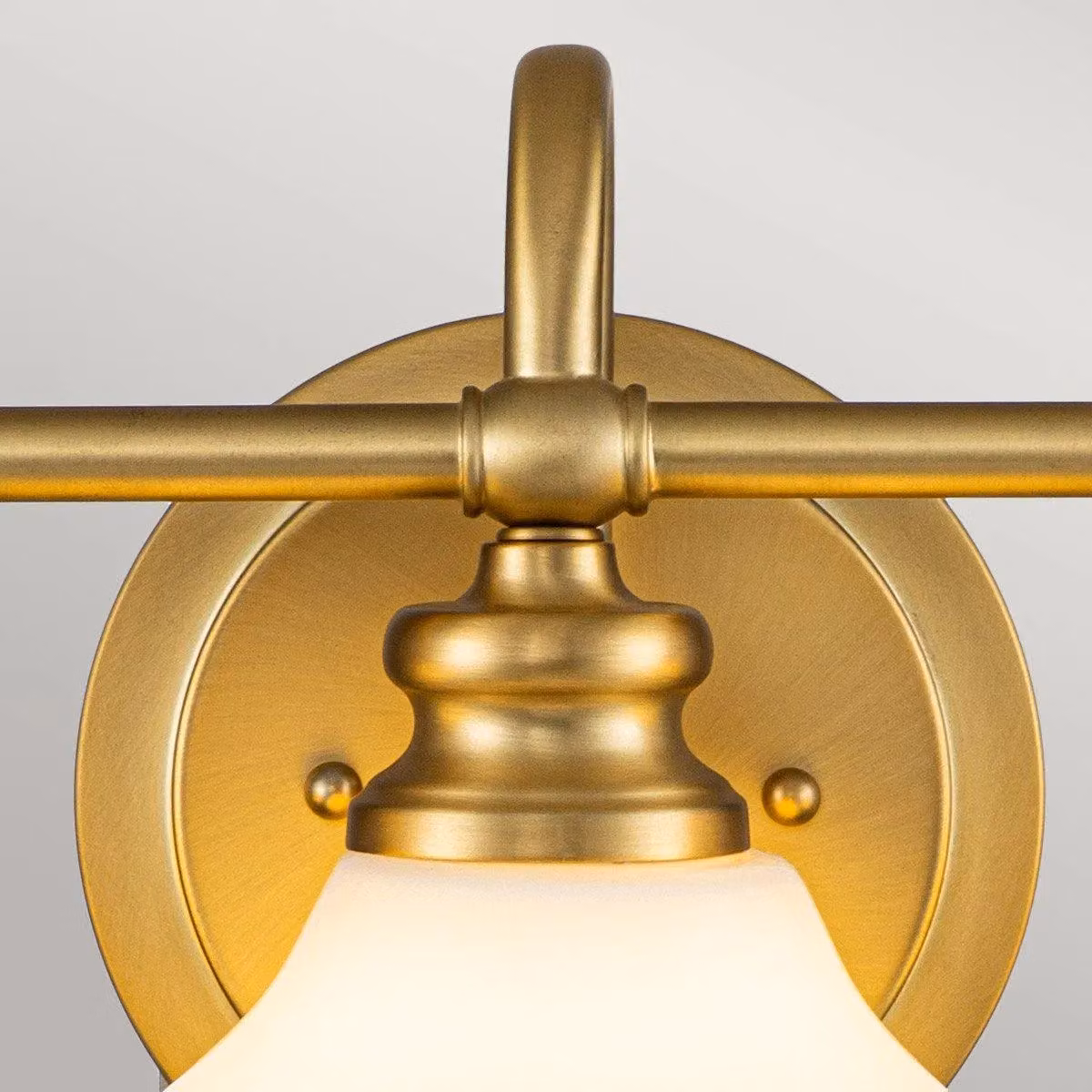 Hinkley Ainsley Wall Lamp in Brushed Brass and Yellow Glass, IP44 – 2
