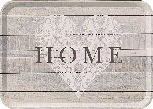 Creative Tops Everyday Home Large Rectangular Melamine Serving Tray with Handles, W: 47 cm, D: 32 cm, H: 1 cm, Grey – 1